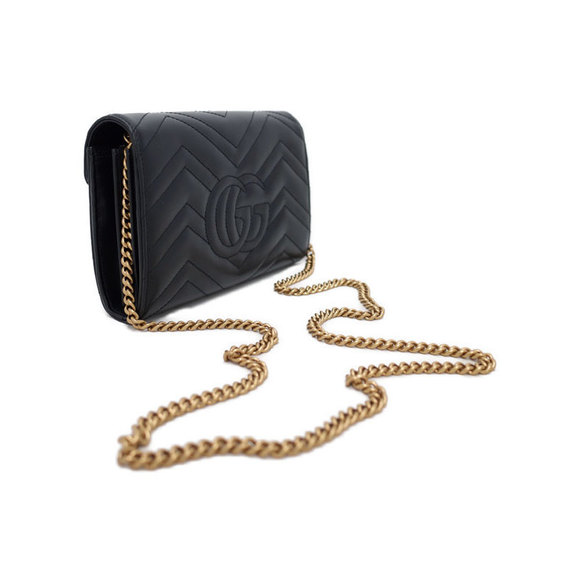 Gucci GG Marmont Quilted Mini Shoulder Bag Leather - Picture 2 of 8